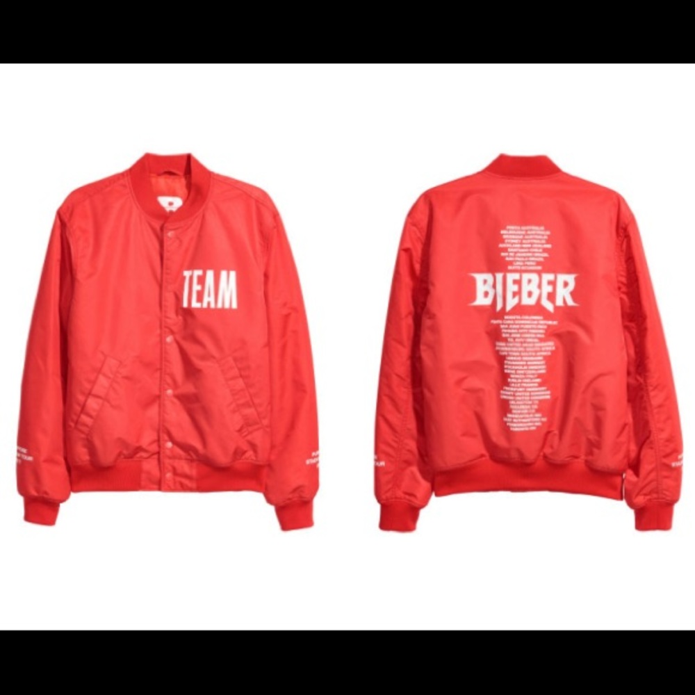Justin Bieber ‘Purpose Tour’ Bomber Jacket